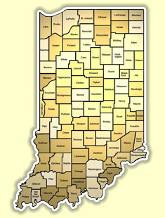 Indiana State Map